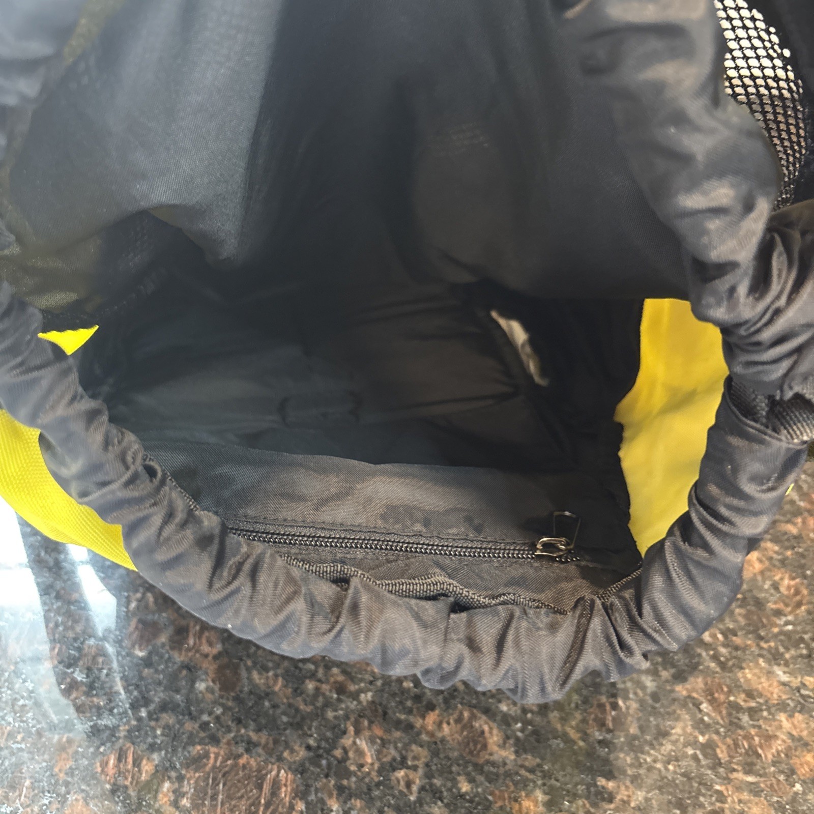 Ferrari Fila Book bag Neon Yellow Black Tie Strap Rare🔥🐎