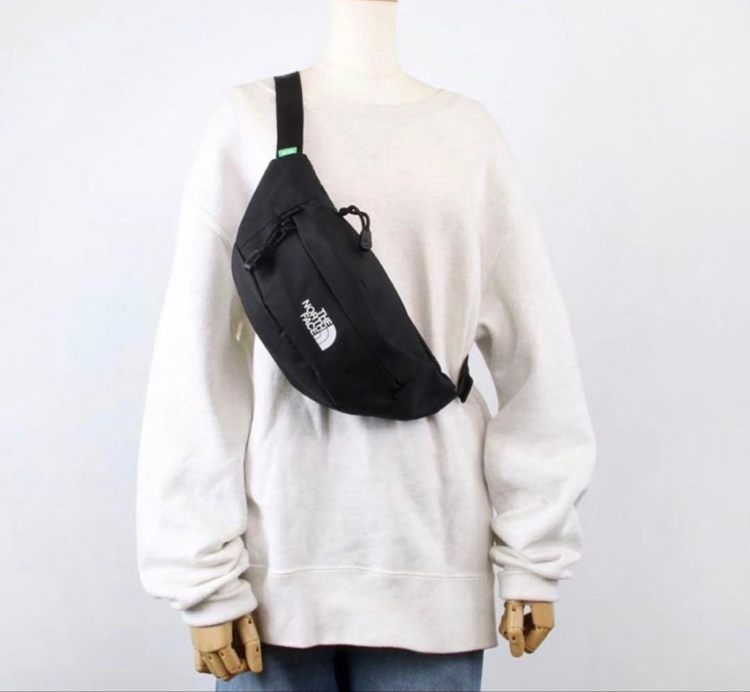North Face Standard Hip Sack Black Waist Bag Recycled Material Unused