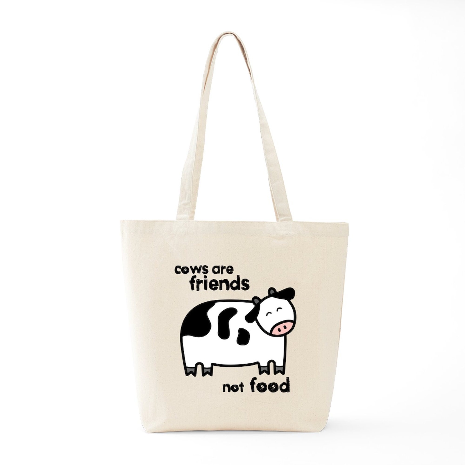 CafePress Cows Are Friends Tote Bag (347551779)