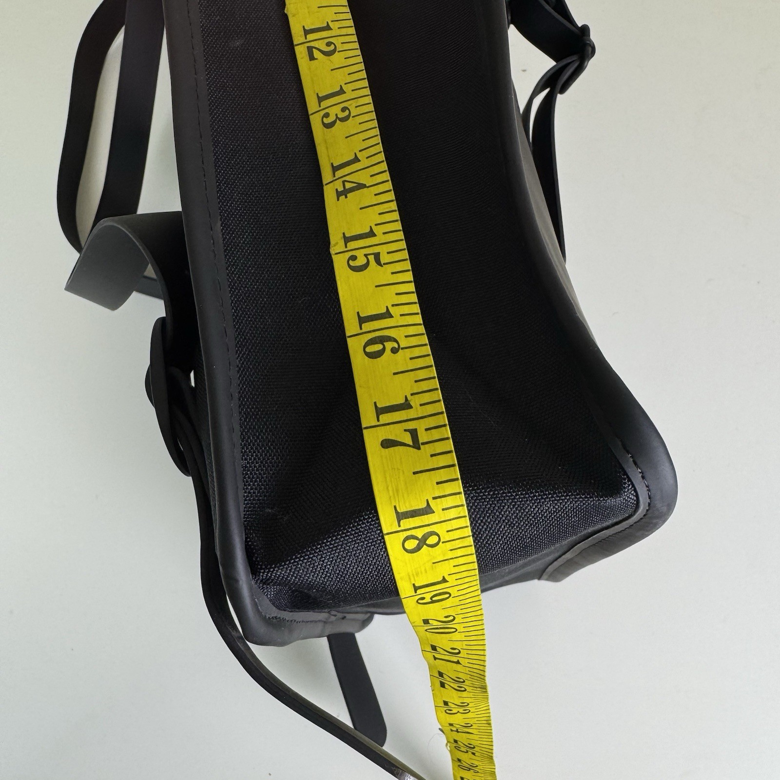 RAINS Waterproof Backpack Black Matte Minimalist Laptop Bag