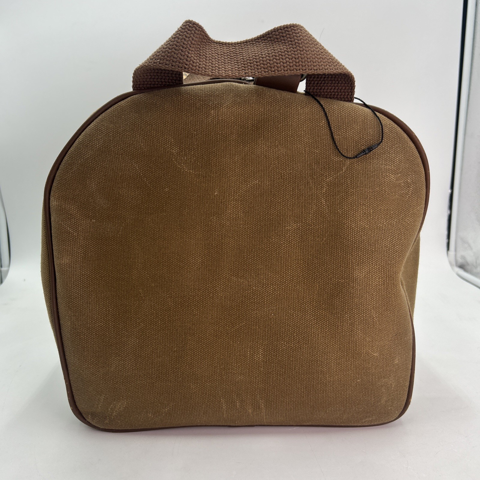 Notre Dame Heritage Gear Brown Duffle Bag Leather Accents