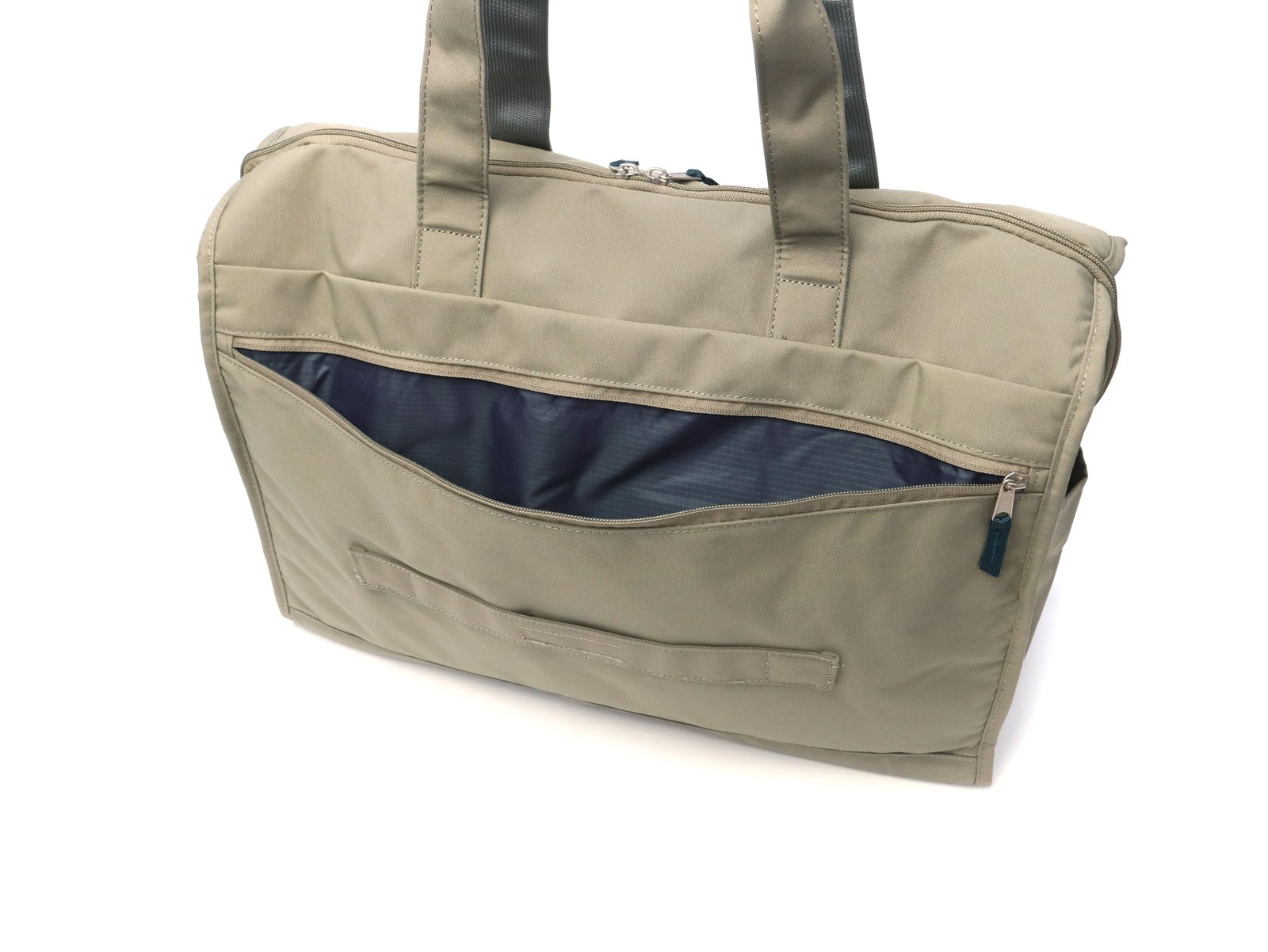 anello GRANDE 2-Way Boston Bag, A3 Size, Water-Repellent/2-Way Cabin, Gray Beige