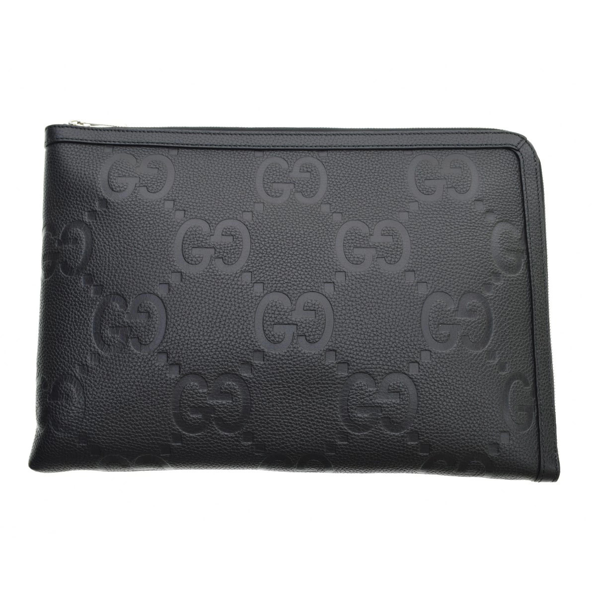 Gucci 792262 Jumbo GG Medium Travel Clutch Leather Bag cacgahba z