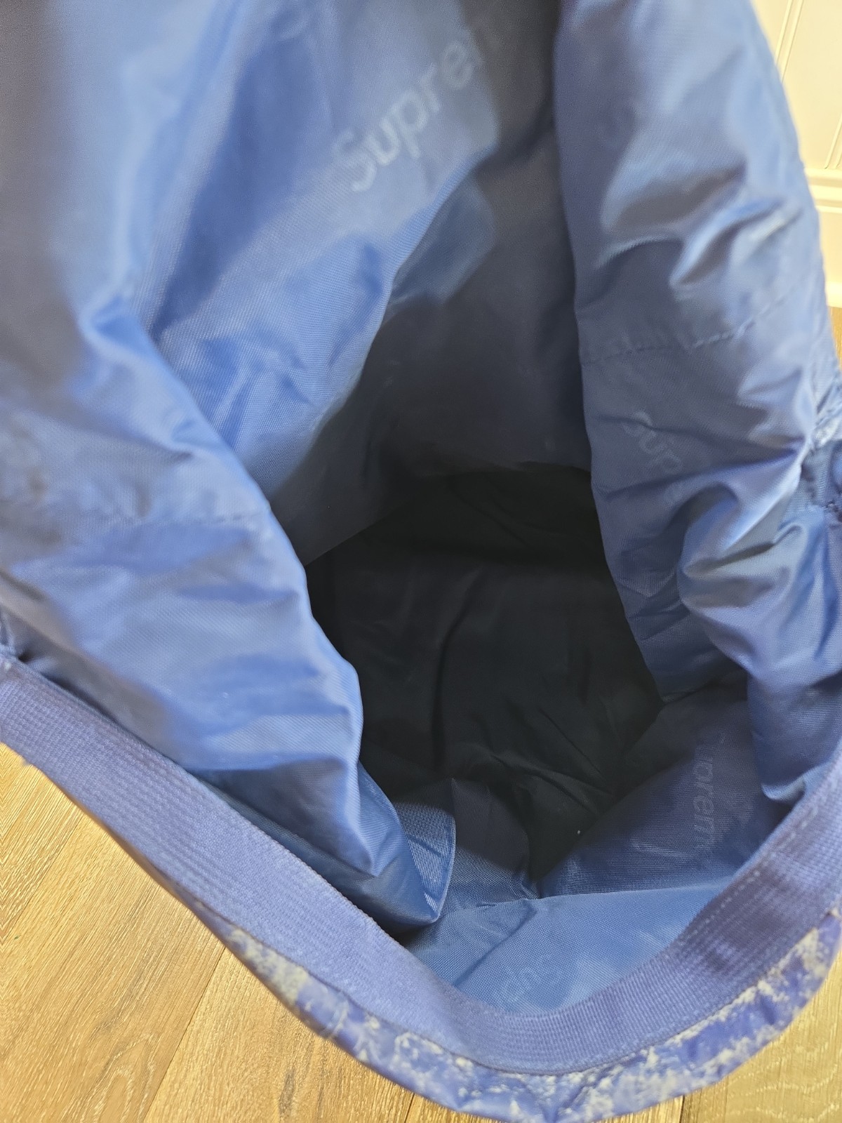 EUC SUPREME Waterproof Reflective Speckled Backpack Royal Blue FW20 Olmetex