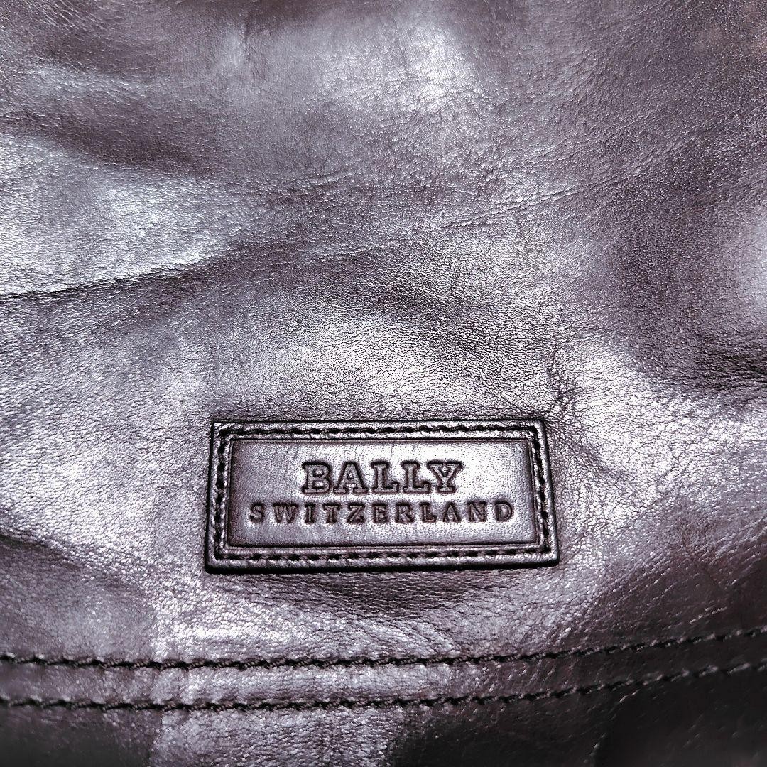 Authentic Bally Brown 2-Way Tote Bag Leather 34cm x 31cm x 9cmBally Leather To