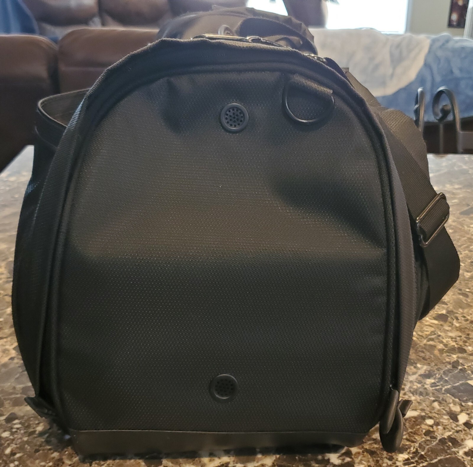 TUMI Boston 2Way Ballistic Nylon Duffle Bag Carry On Black 525C (Great Shape)