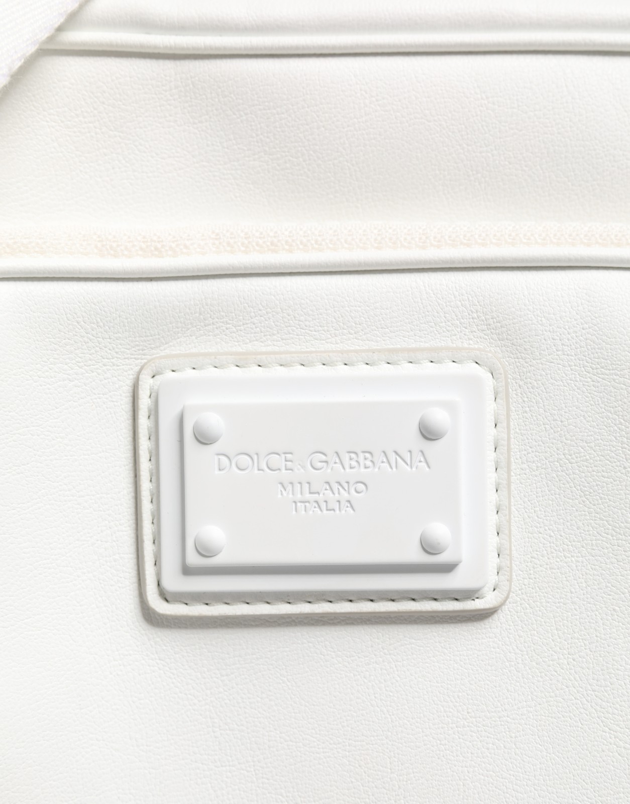 DOLCE & GABBANA Bag White Logo Plaque Crossbody Shoulder Borse Men RRP 1350usd
