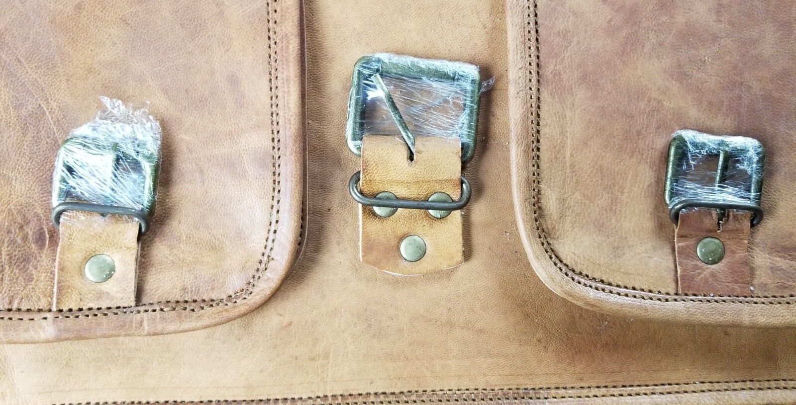 Cuero Handmade Leather Messenger Bag Laptop Briefcase Computer Bag Brown