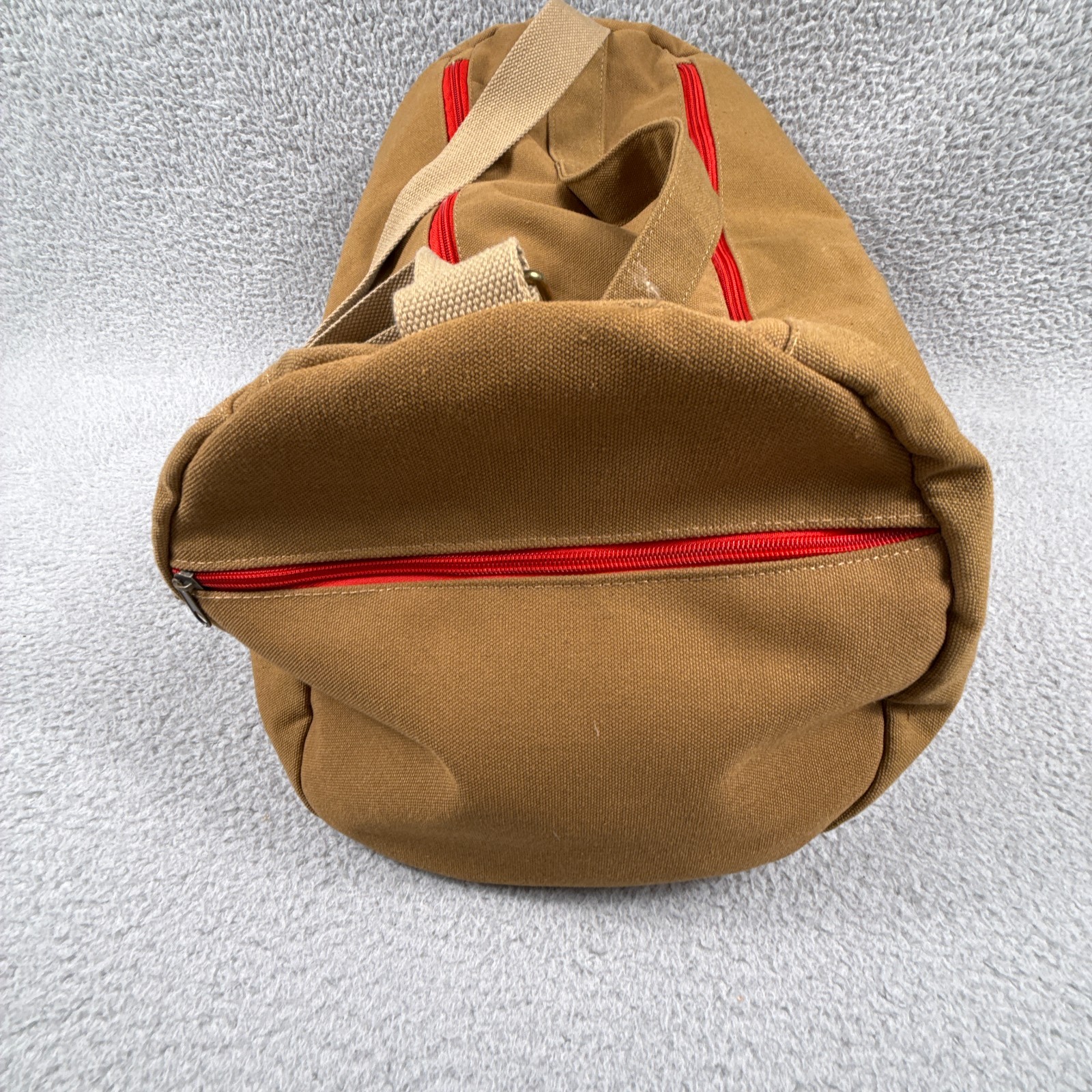Kimes Ranch Bag Canvas Khaki Large Duffle Travel Western Cowboy Gear Gym Carry