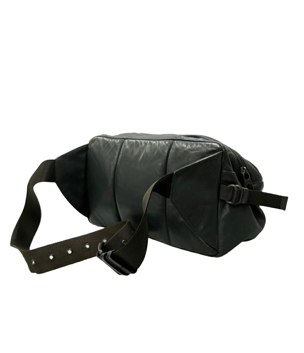 Bottega Veneta Intrecciato Belt Bag Gray