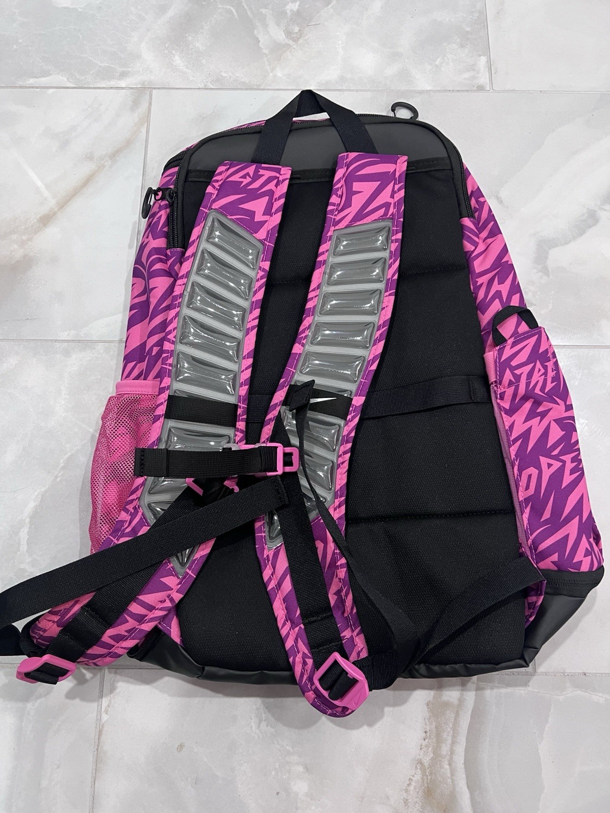 Nike Varsity Elite Backpack “Kay Yow”🔥New Black/Pink Bookbag Large School Bag