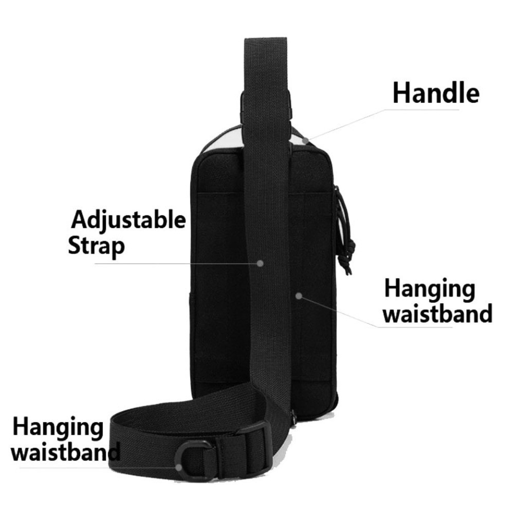 Tactical Fanny Pack for Concealed Carry Sling Bag Crossbody Waist Bag EDC Gear