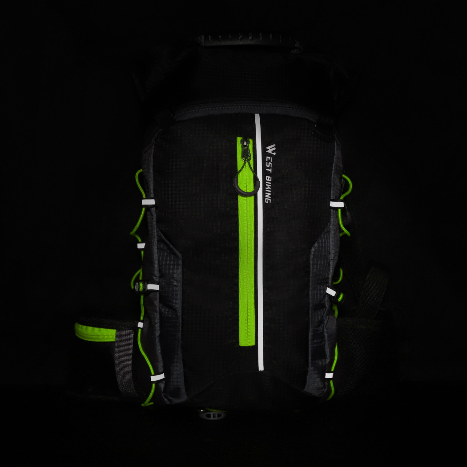 WEST BIKING Waterproof Mini Bag Hard Shell Sports Cycling Backpack Black Smooth