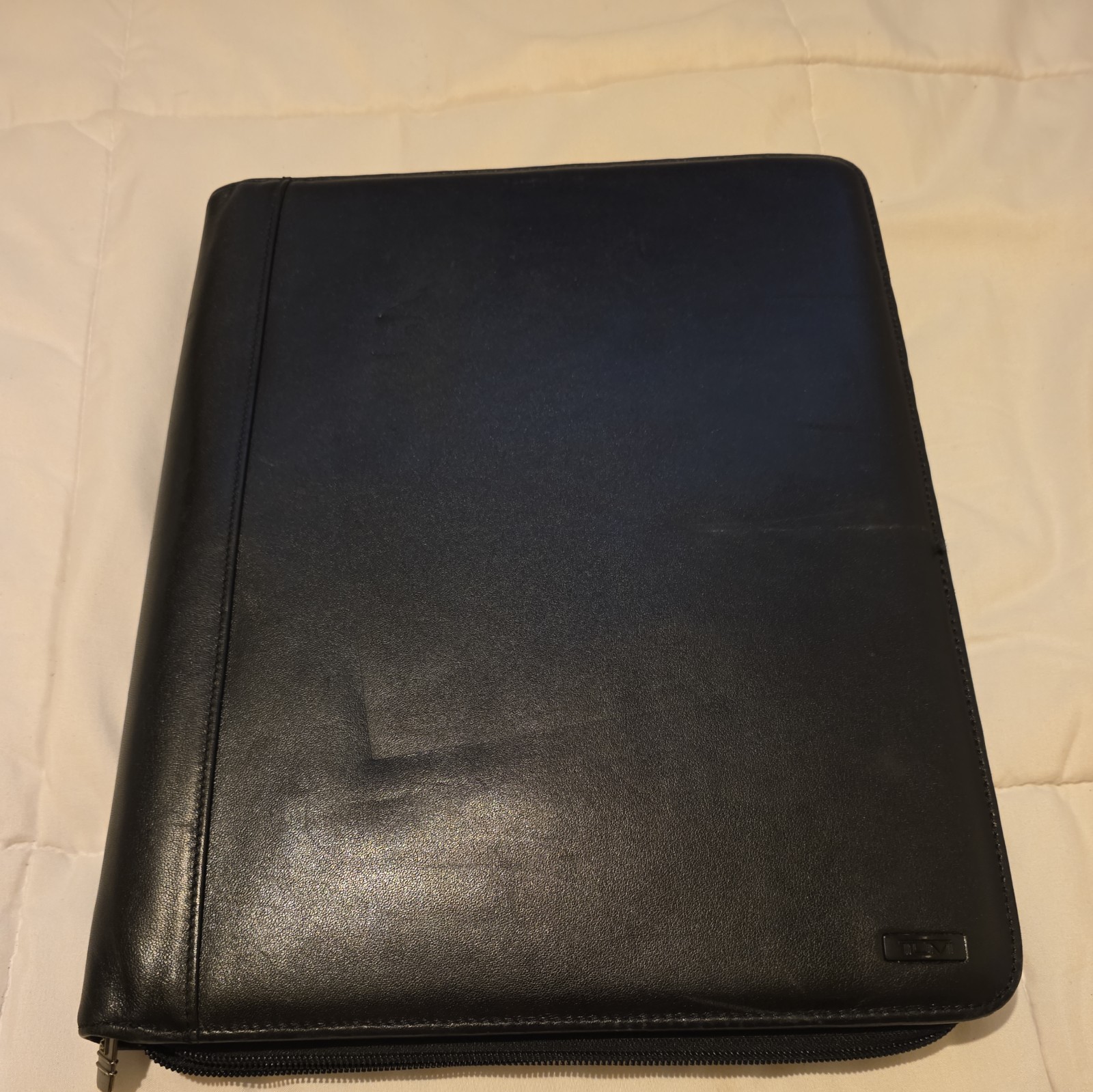 Tumi Portfolio Zip Around Folio Document Holder Black