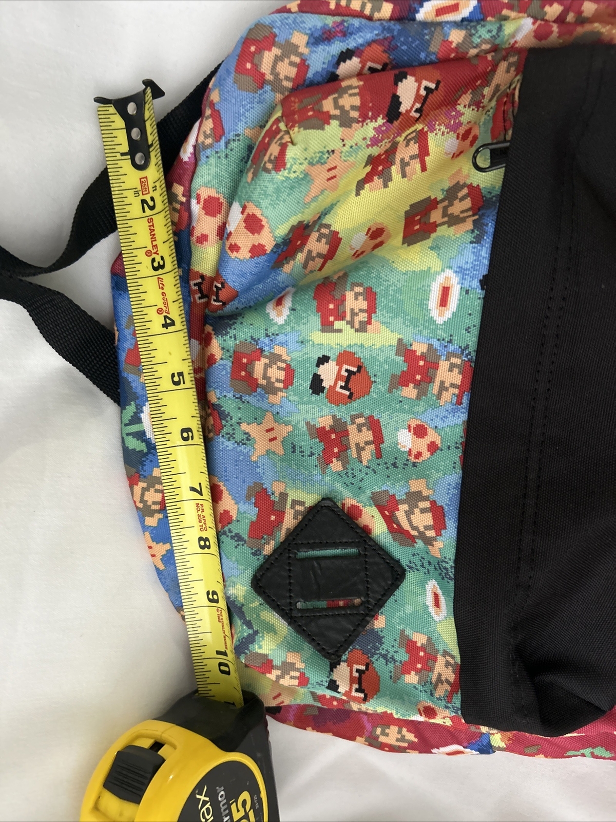 Vans Nintendo Super Mario Bros Backpack 8 Bit Print