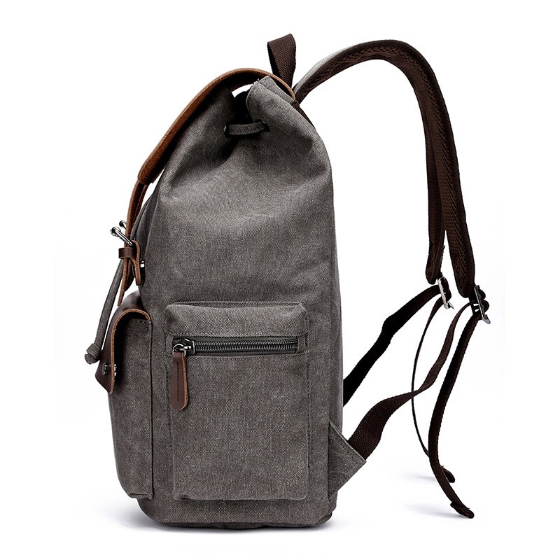 Canvas Backpack Satchel Travel Rucksack Hiking Camping Vintage School Travel Bag
