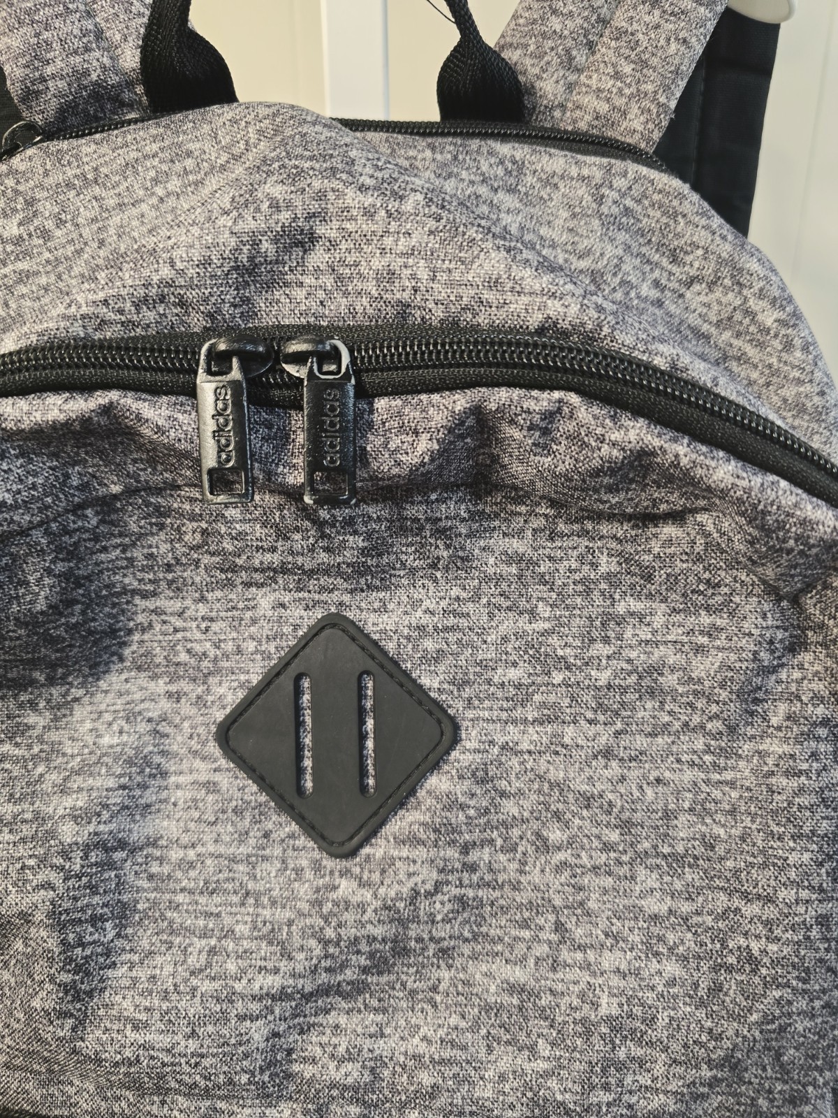 Adidas Classic 3S 4 Backpack Signature 3 Stripes Pockets Black Gray 19×16