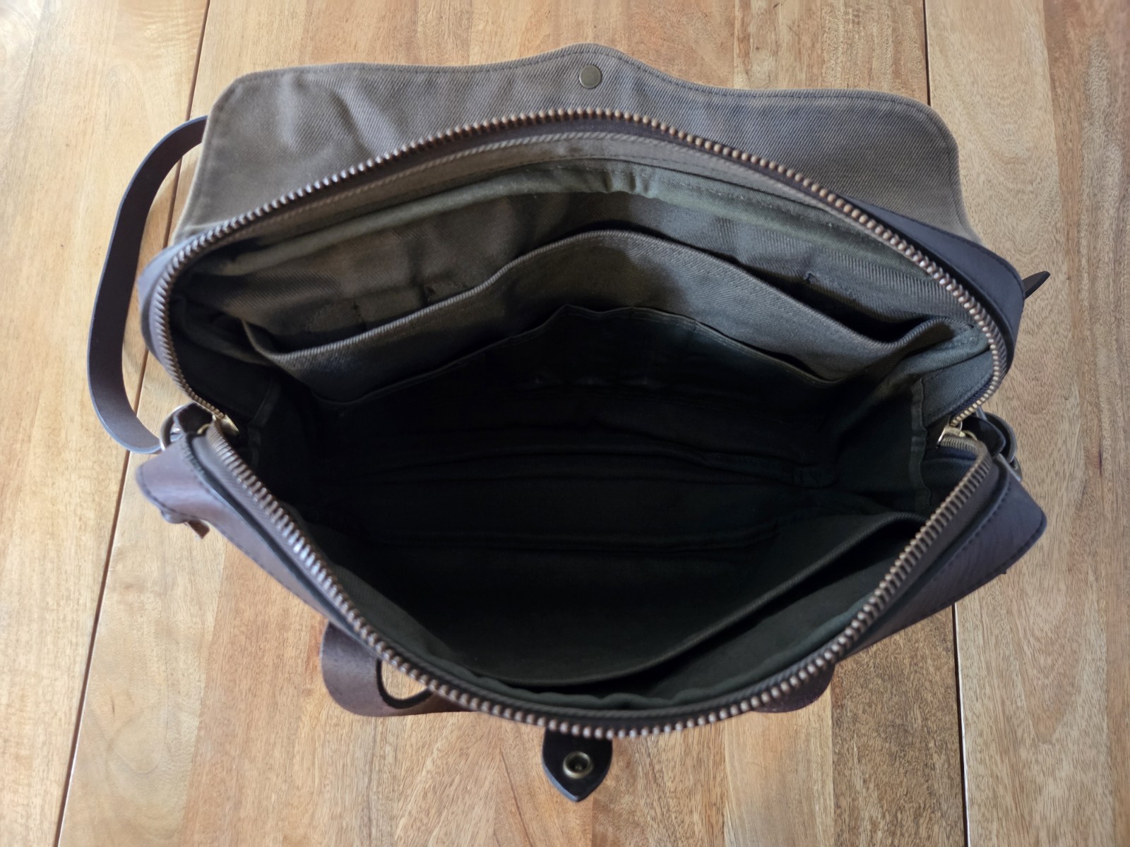 Filson Rugged Twill Original Briefcase | Otter Green | Made in USA | MSRP $499