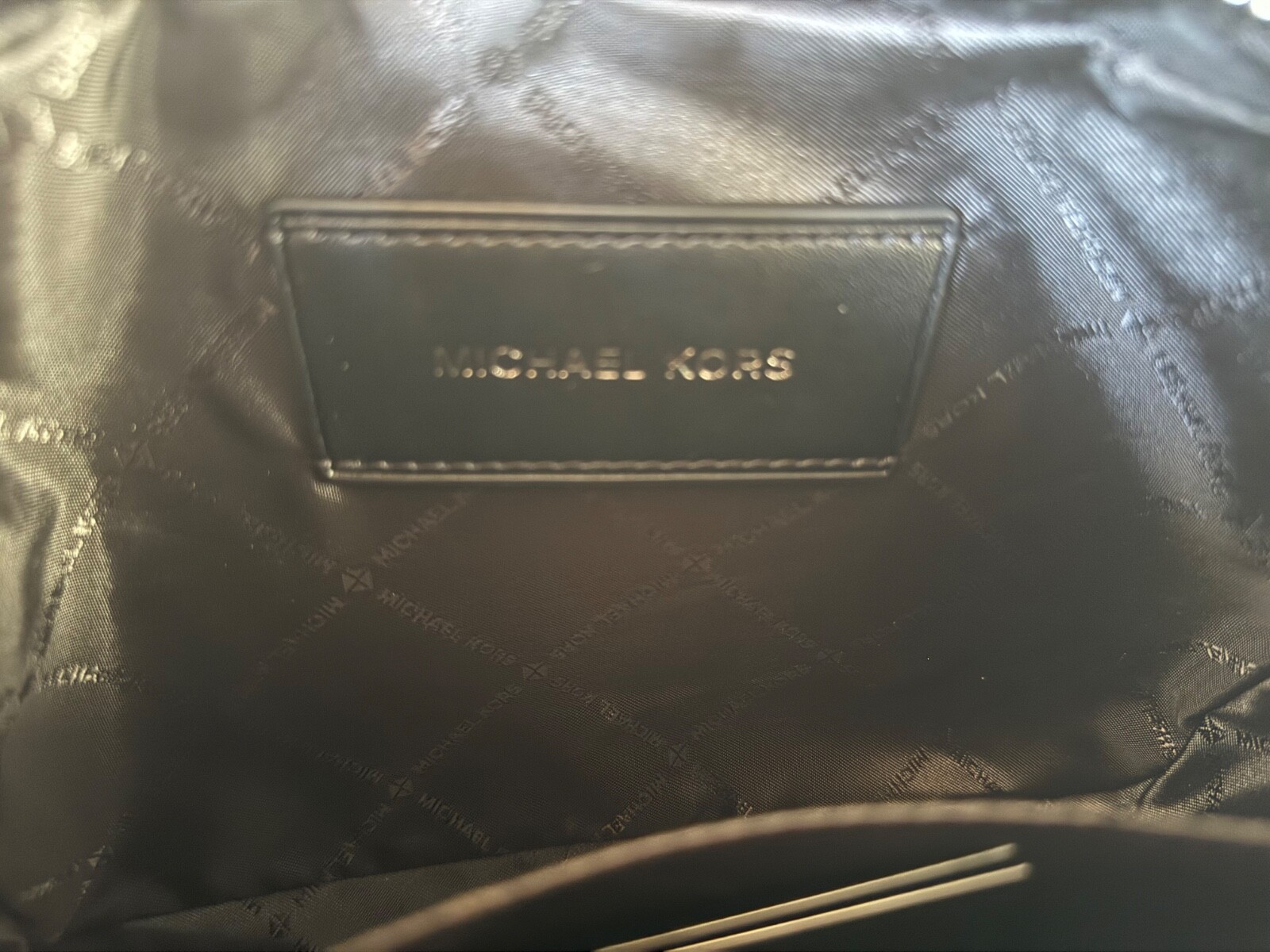 MICHAEL KORS COOPER EAST WEST SHOULDER CROSSBODY FLIGHT BAG ADMIRAL/PALE BLUE