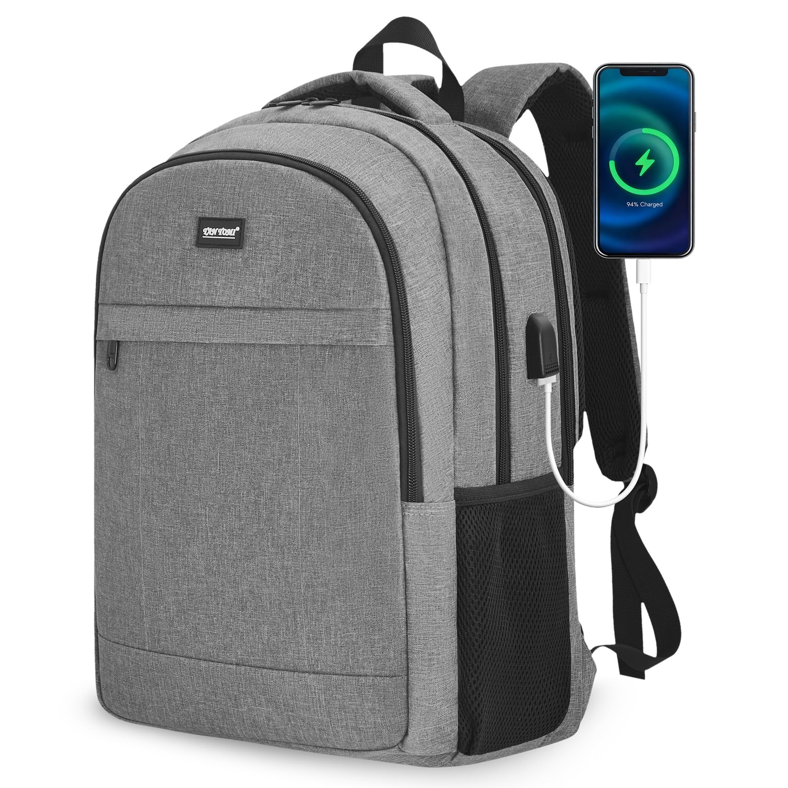 17 Inch Travel Laptop Backpack Anti Theft USB Charging Business School Work Bag