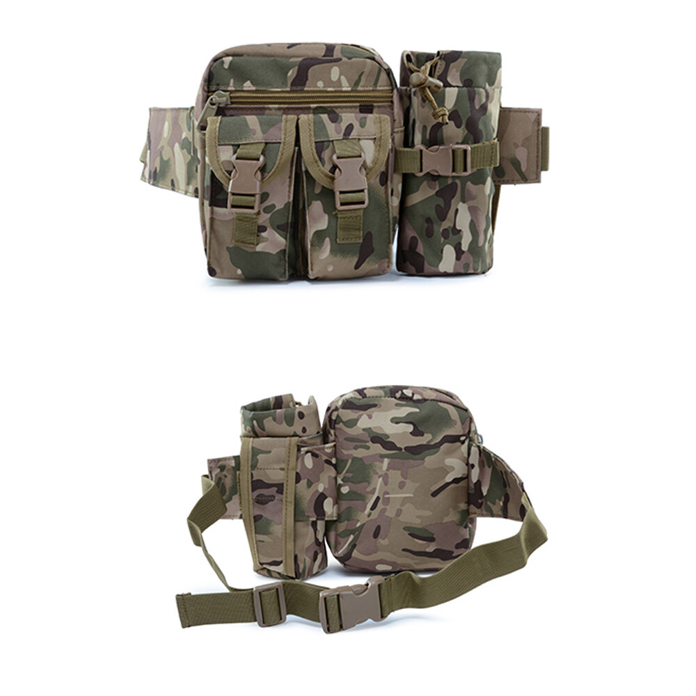 Tactical Waist Fanny Pack Utility Pouch Military Pocket Holder Water Bottle Bag