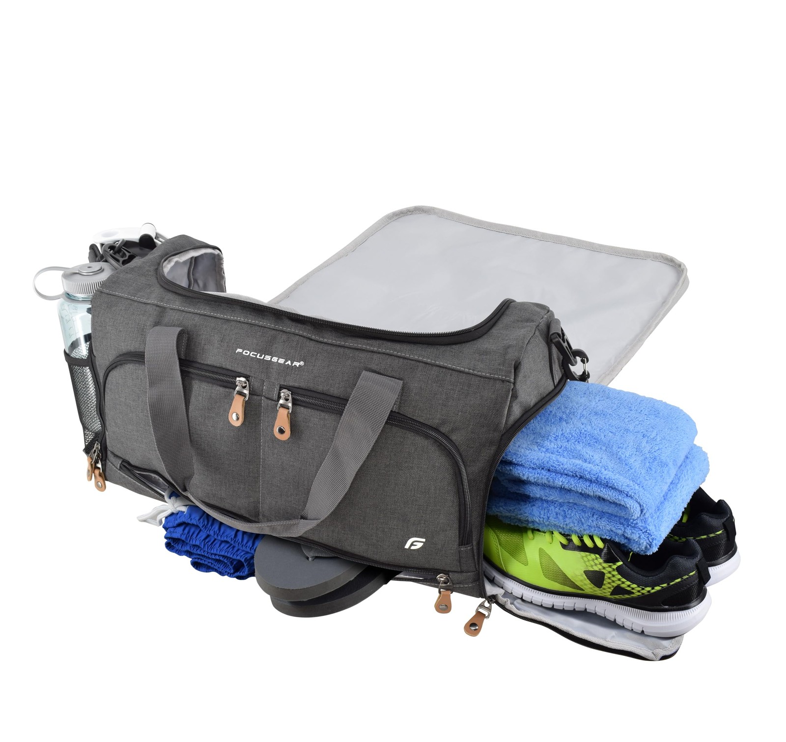 Ultimate Gym Bag 2.0: The Durable Crowdsource Designed Duffel Bag with 10 Opt…