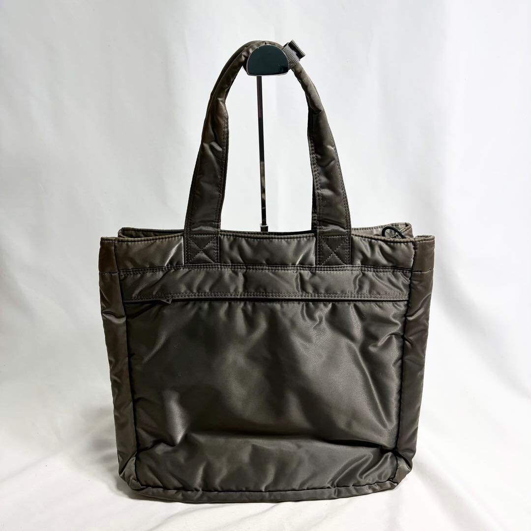 Porter Tanker 2Way Tote Bag Gray Nylon Expandable Large Capacity A4 Mens Bag