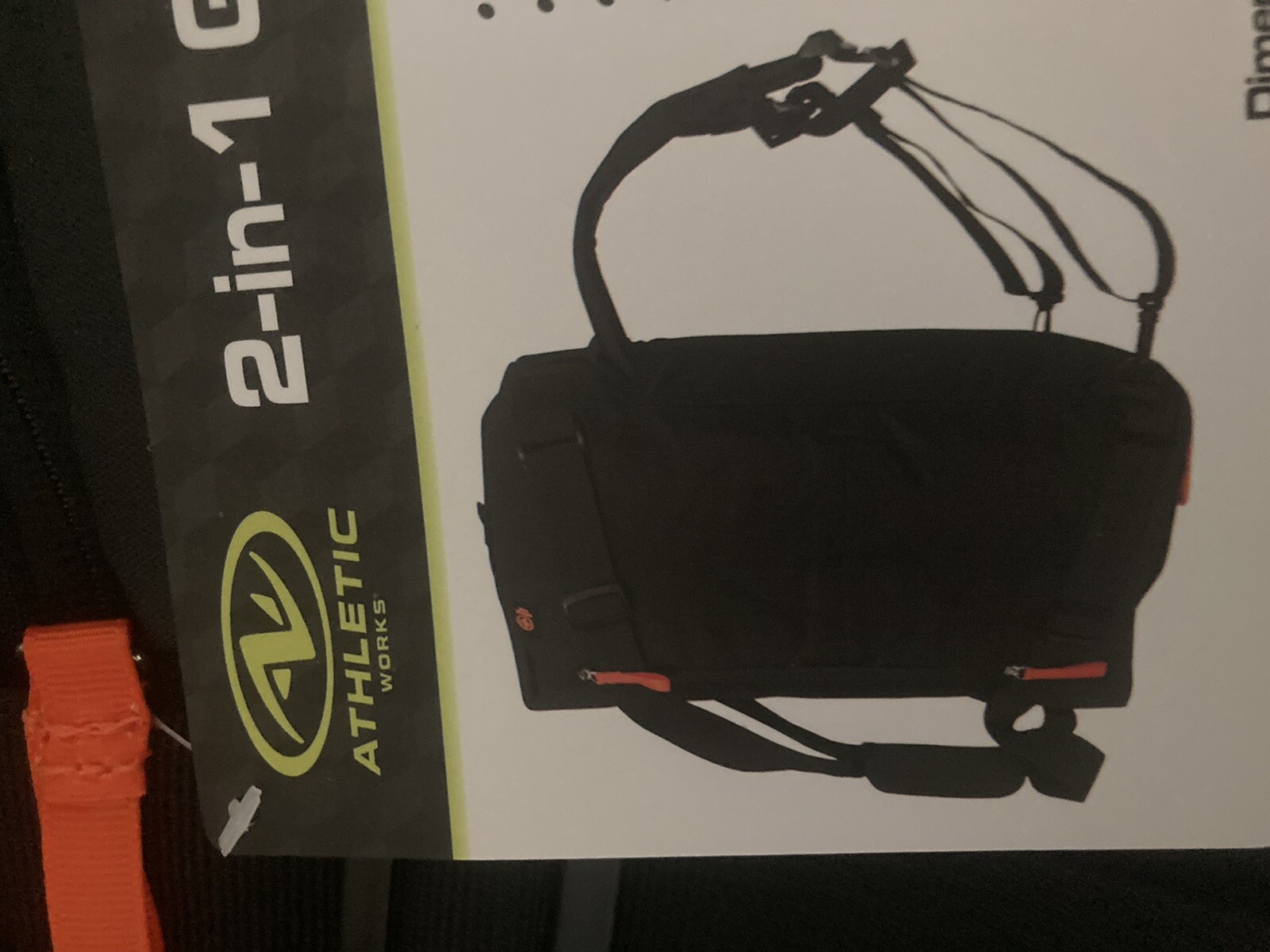 Gym Bag/Duffel Bag &Backpack all in one! Sports/Travel/Outdoor Adventure Black 