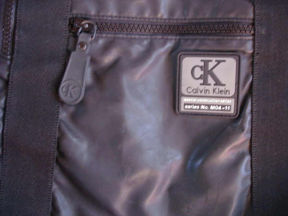 VTG cK Calvin Klein MO4-11 Technical Backpack Black Archive Utility Gorpcore