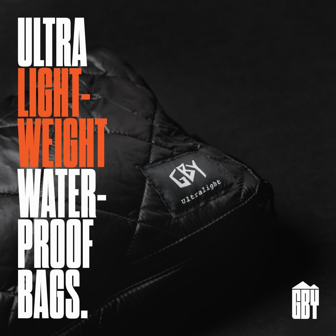 Ultralight Shoe Bag – QD-Ultra Quilted Micro-Ripstop Nylon, 14×10.5×6, Black