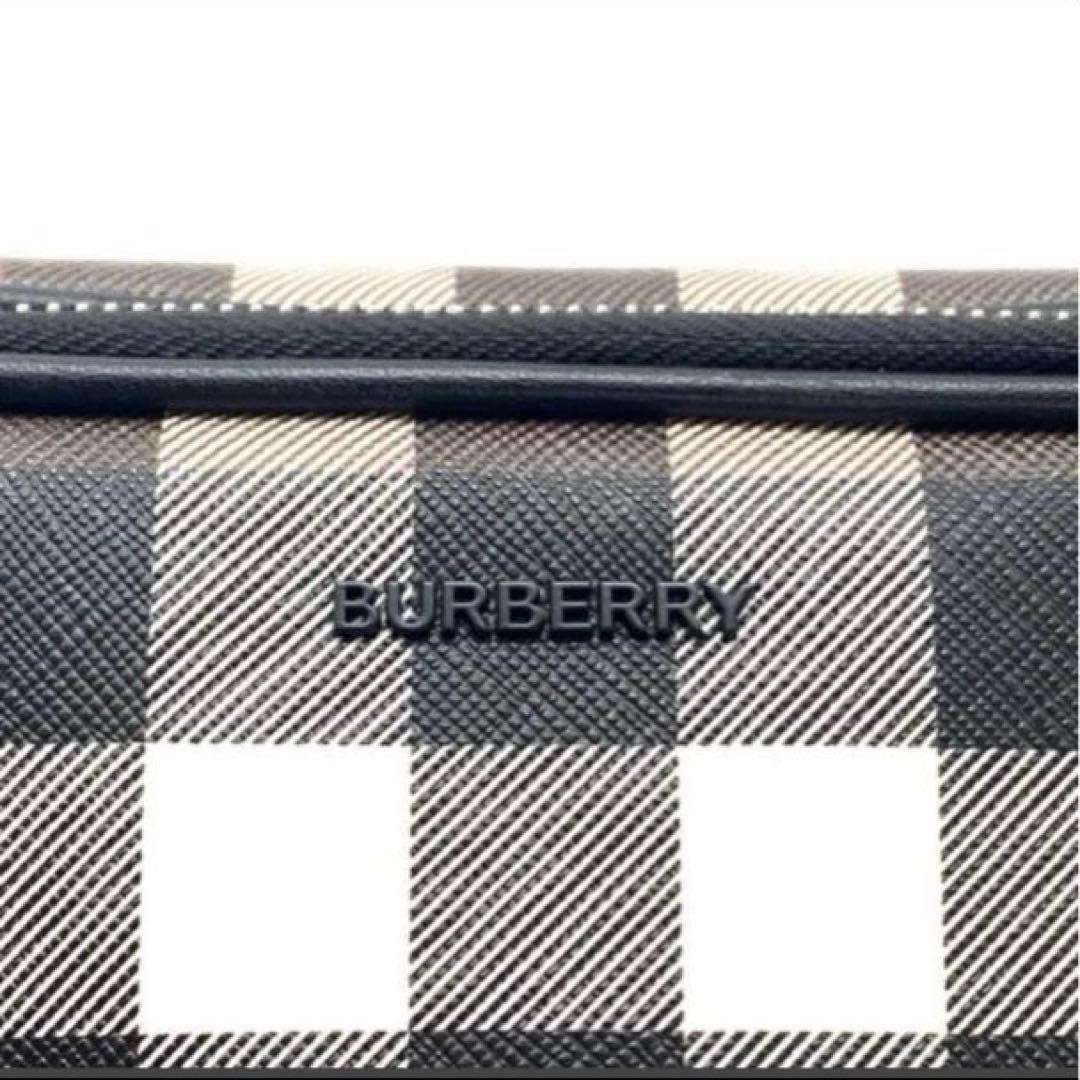 Authentic Burberry Shoulder Bag Leather Brown 22cm W, Some Surface Scratches, Us