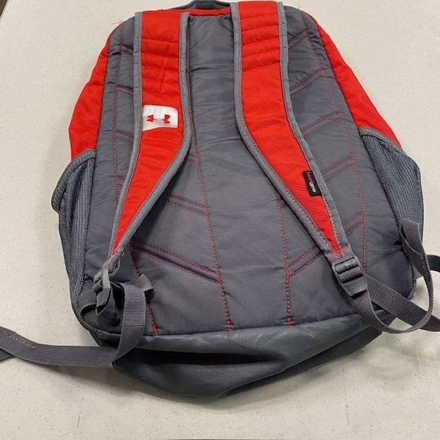 Under Armour Storm1 Backpack Red Gray HeatGear School Gym Sports Book Bag