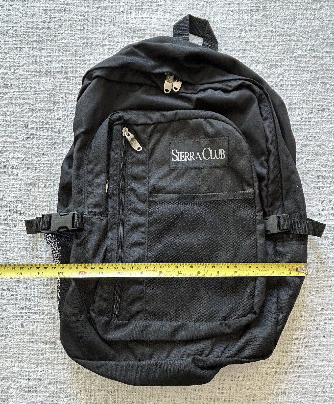 Sierra Club Black Backpack packable Lightweight EUC
