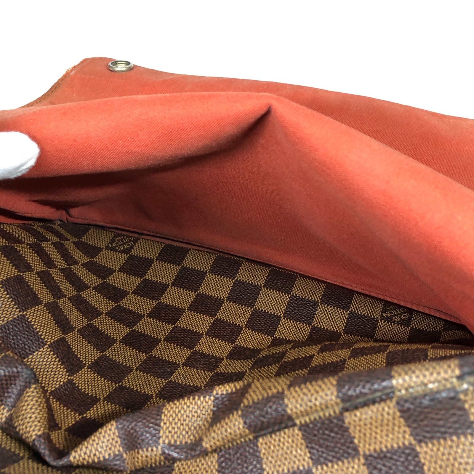 Auth Louis Vuitton Naviglio Shoulder Bag Damier Ebene Crossbody N45255 SR0095