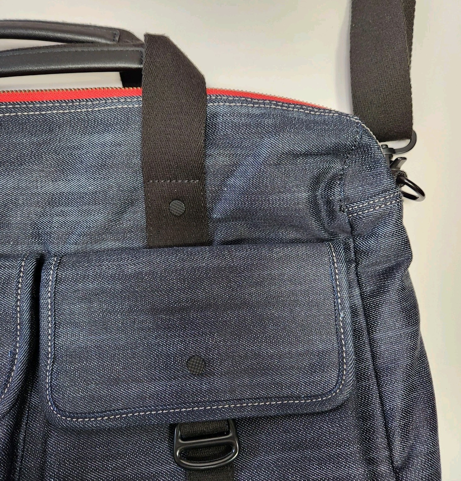 Tumi T Tech Denim Messenger Bag Essential Gear