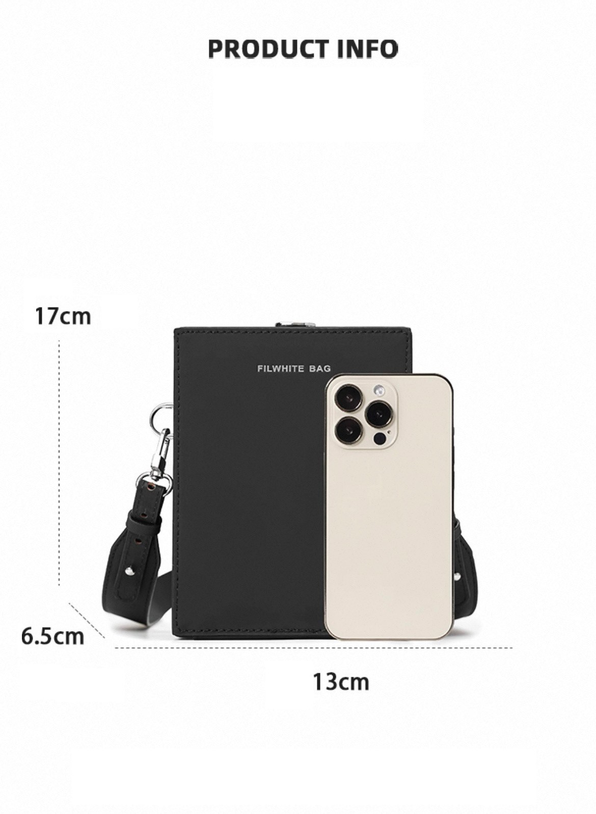 Korean Leather Box Bag Black Mens Fashion Streetwear Filwhite Matte