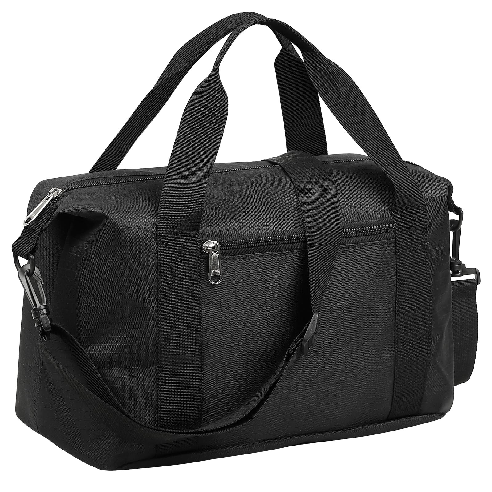Bolsa De Viaje Pequeño Bulto En Avion 14 Pulgadas Para Hombre Mujer Negro Morral