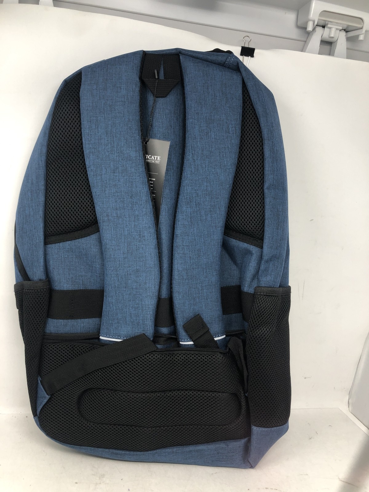 Bruno Cavalli Laptop Backpack with USB Charging Port Water Resistant Travel Blue