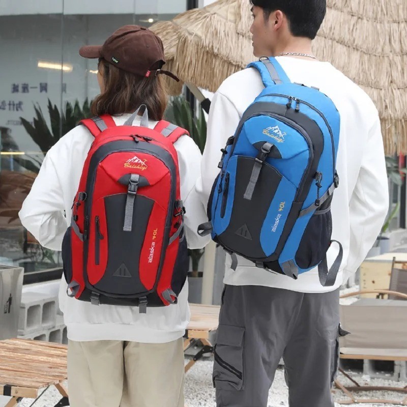 40L Travel Backpack Nylon Hiking Laptop School Bag Outdoor Sports Rucksack
