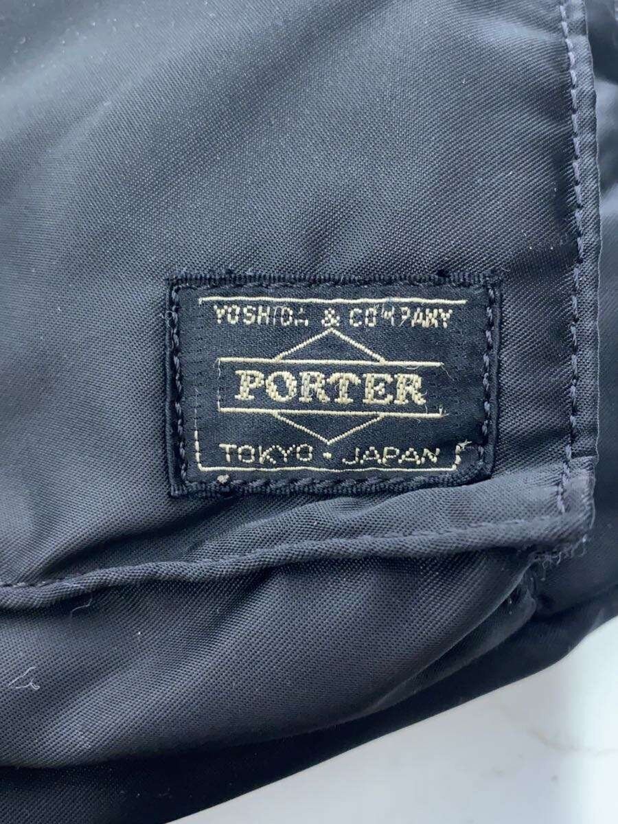 Authentic PORTER TANKER Waist Bag Nylon Black 16cm High 11.5cm Depth
