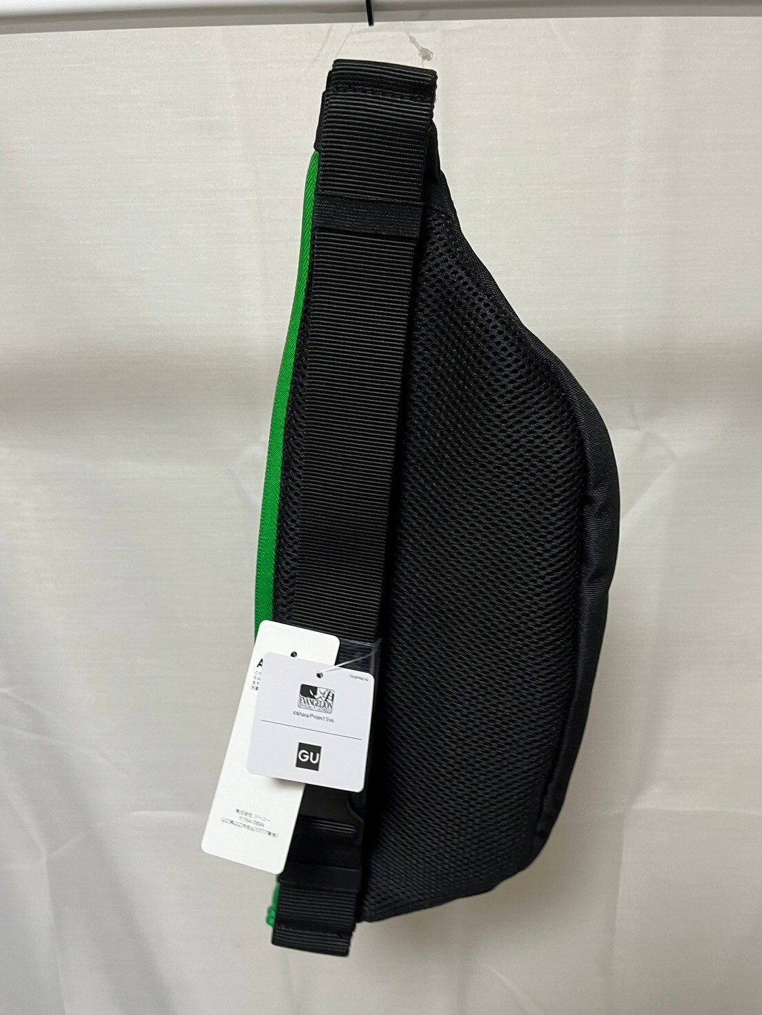 EVANGELION x GU Shoulder Bag Hand Bag Black Green Japan Limited 2024