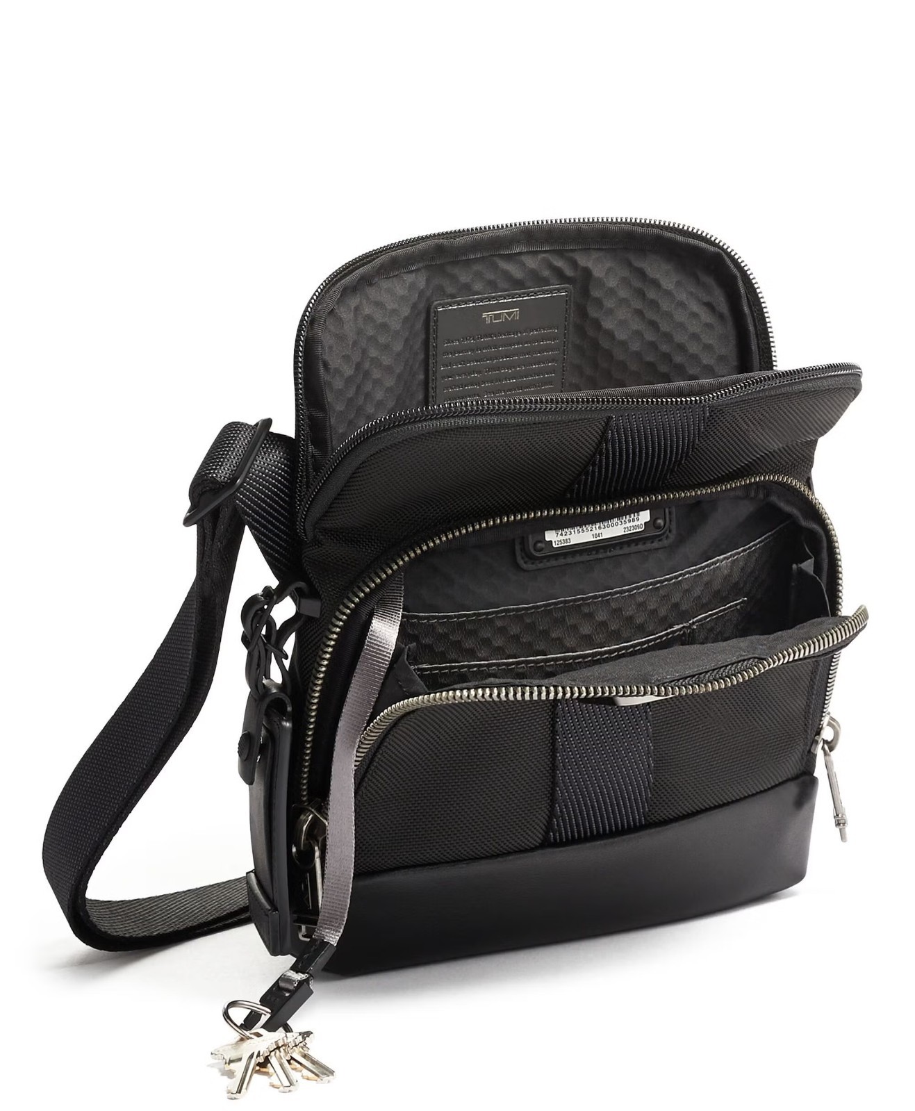 🎒 NEW TUMI Alpha Bravo Barksdale Crossbody 232309D Black Ballistic Nylon Travel