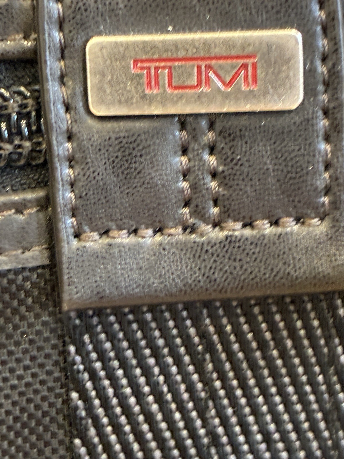 TUMI 222382HK2 Alpha Bravo Kingsville Backpack Black Brown Original Luggage Tag