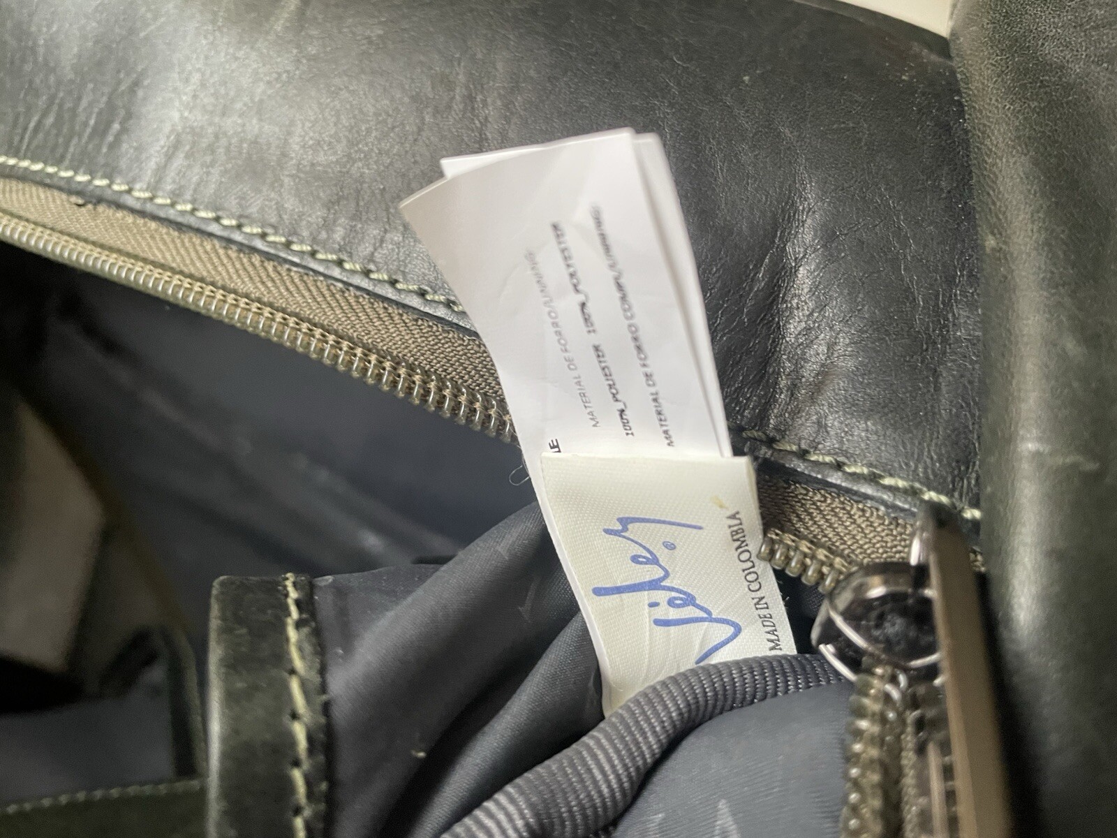 Velez Leather Laptop Backpack Made In Colombia Dark Green