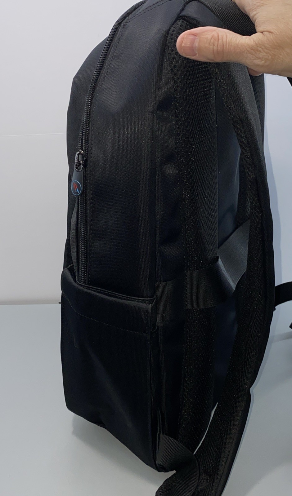 Varonis Tech Bag Pack Black USB Port Laptop Dividers Hidden Pockets Heavy Duty