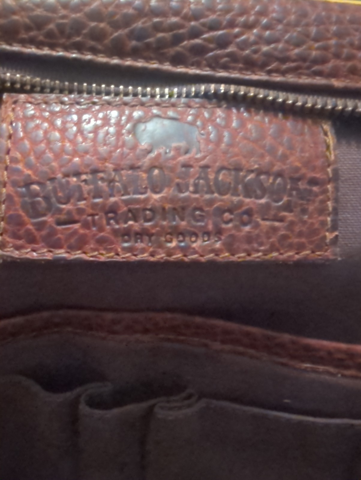Buffalo Jackson Trading Co. Leather Messenger Bag/Backpack