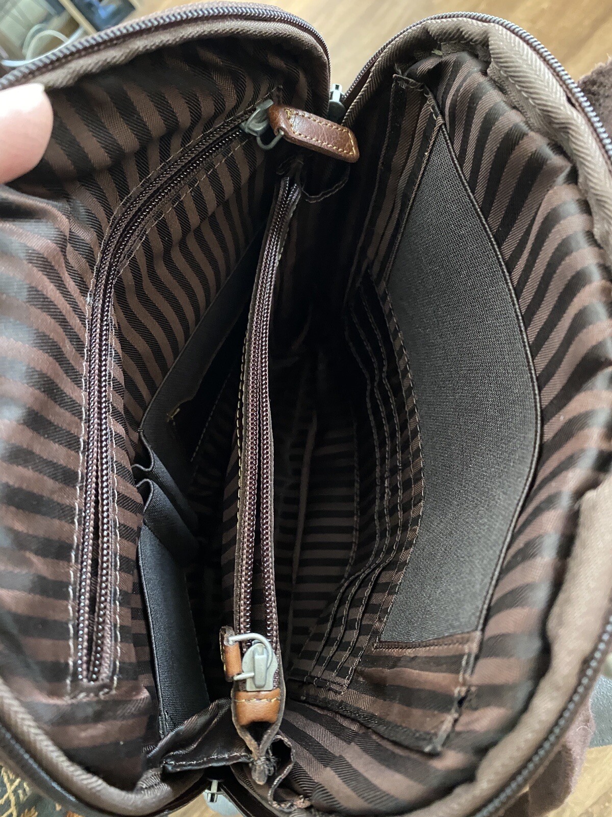 Jack Georges Voyager Brown Leather Backpack