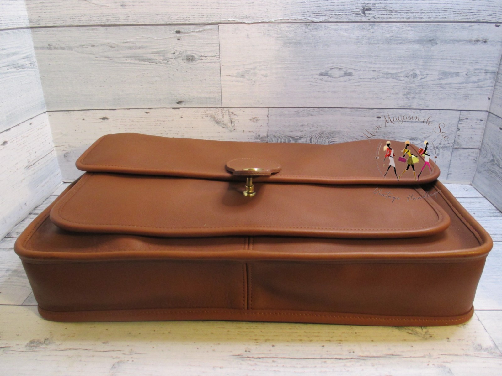 COACH Vintage British Tan Metropolitan Messenger Bag New w/Tags In-Box, Mint