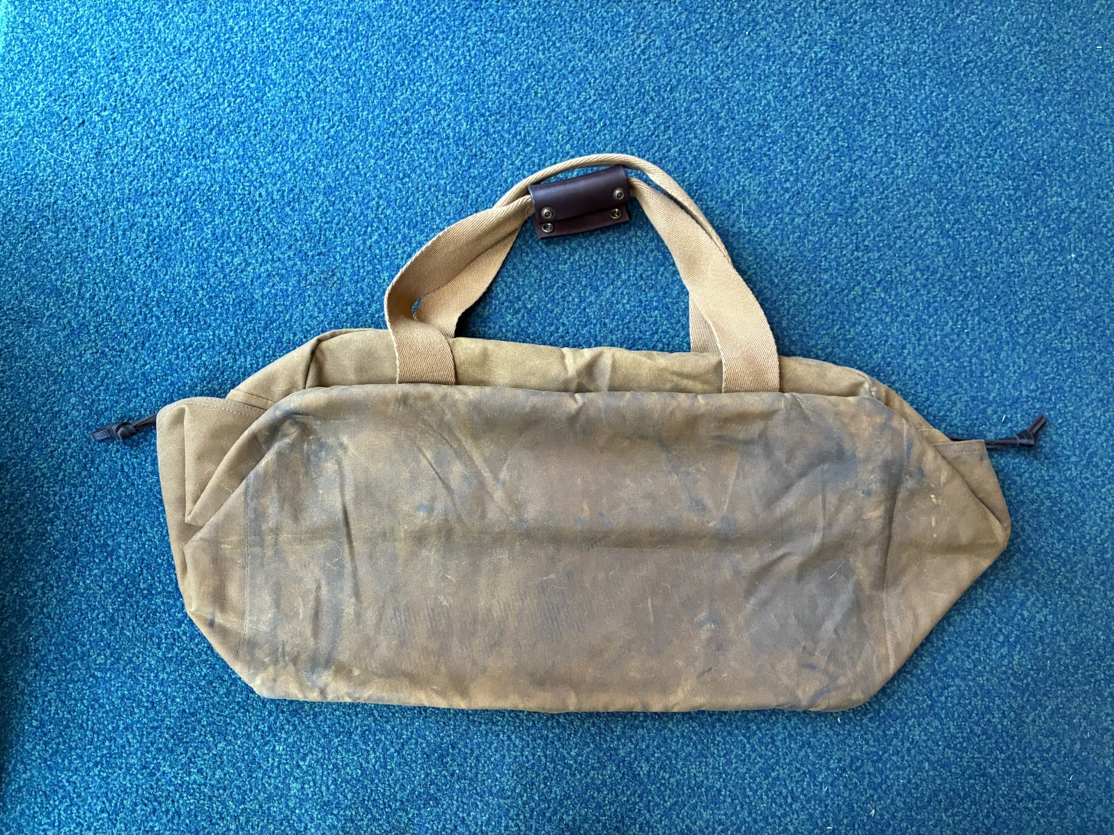 Filson Tin Cloth Medium Duffle Bag | Dark Tan | $250