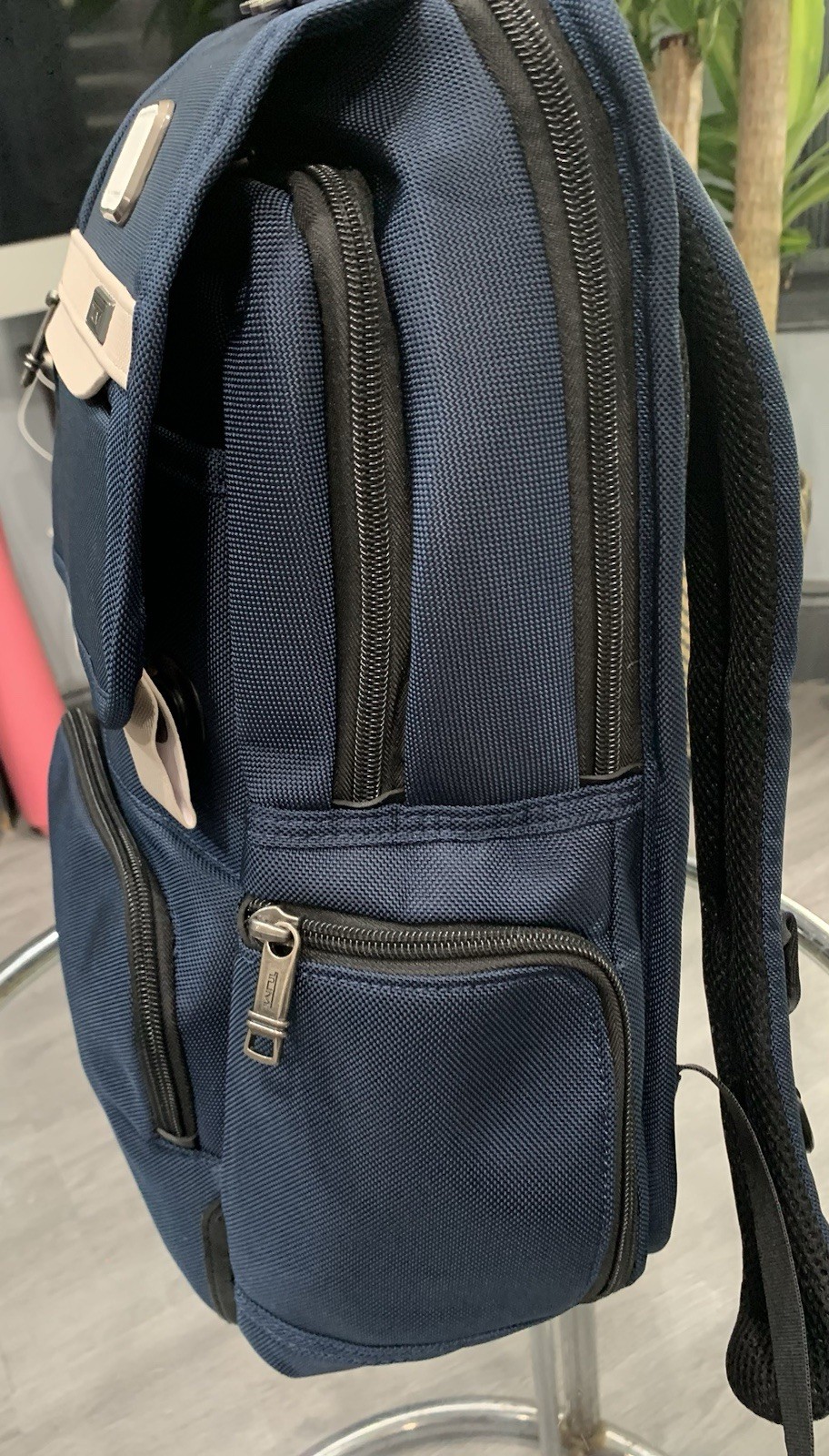 Tumi Alpha Bravo Navy Top Lid Flap Backpack